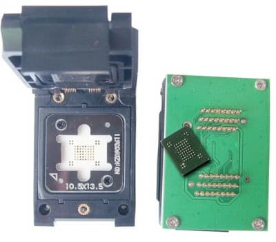 BGA63 To DIP48 IC Test Socket BGA63 flash programming adapter